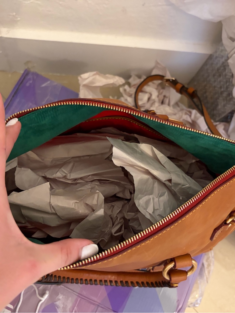 Dooney and Bourke Florentine satchel - Picture 13 of 14